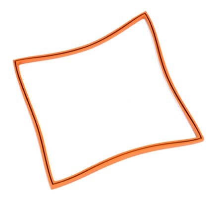 Cascade Sciences Silicone Door Gasket, 24in x 28in