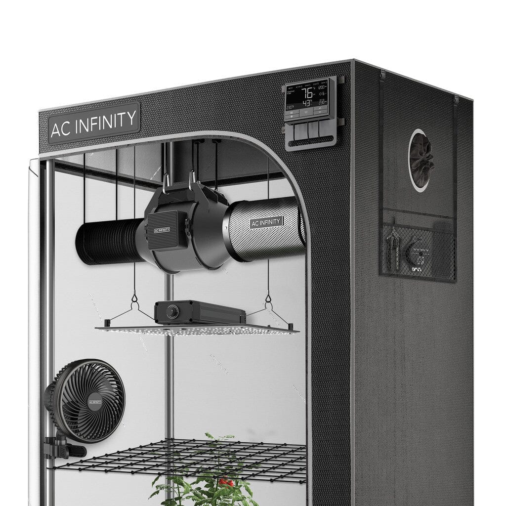 AC Infinity Advance Grow Tent System 2X2, 1-Plant Kit, Integrated Smart Controls To Automate Ventilation, Circulation, Full Spectrum Led Grow Light