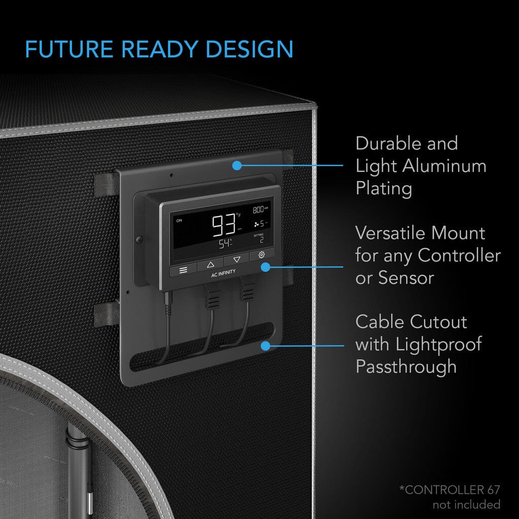 AC Infinity CLOUDLAB 632D, 2-In-1 Advance Grow Tent 3X2, 2000D Mylar Canvas, 36" X 24" X 72"