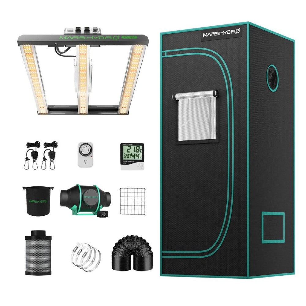 Mars Hydro FC 1500 Evo + 2'x2' Complete Indoor Grow Tent Kit