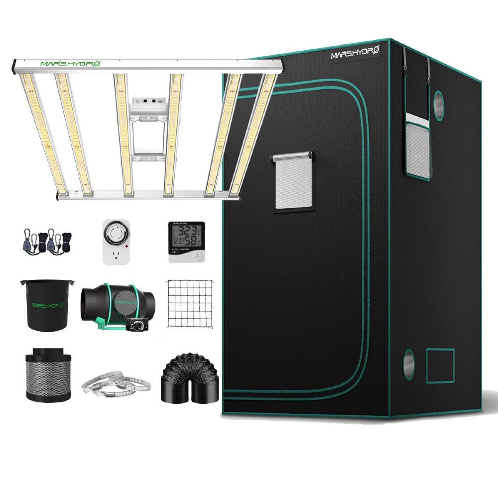 Mars Hydro FC-E 4800 & 4'x4' Complete Grow Tent Kit