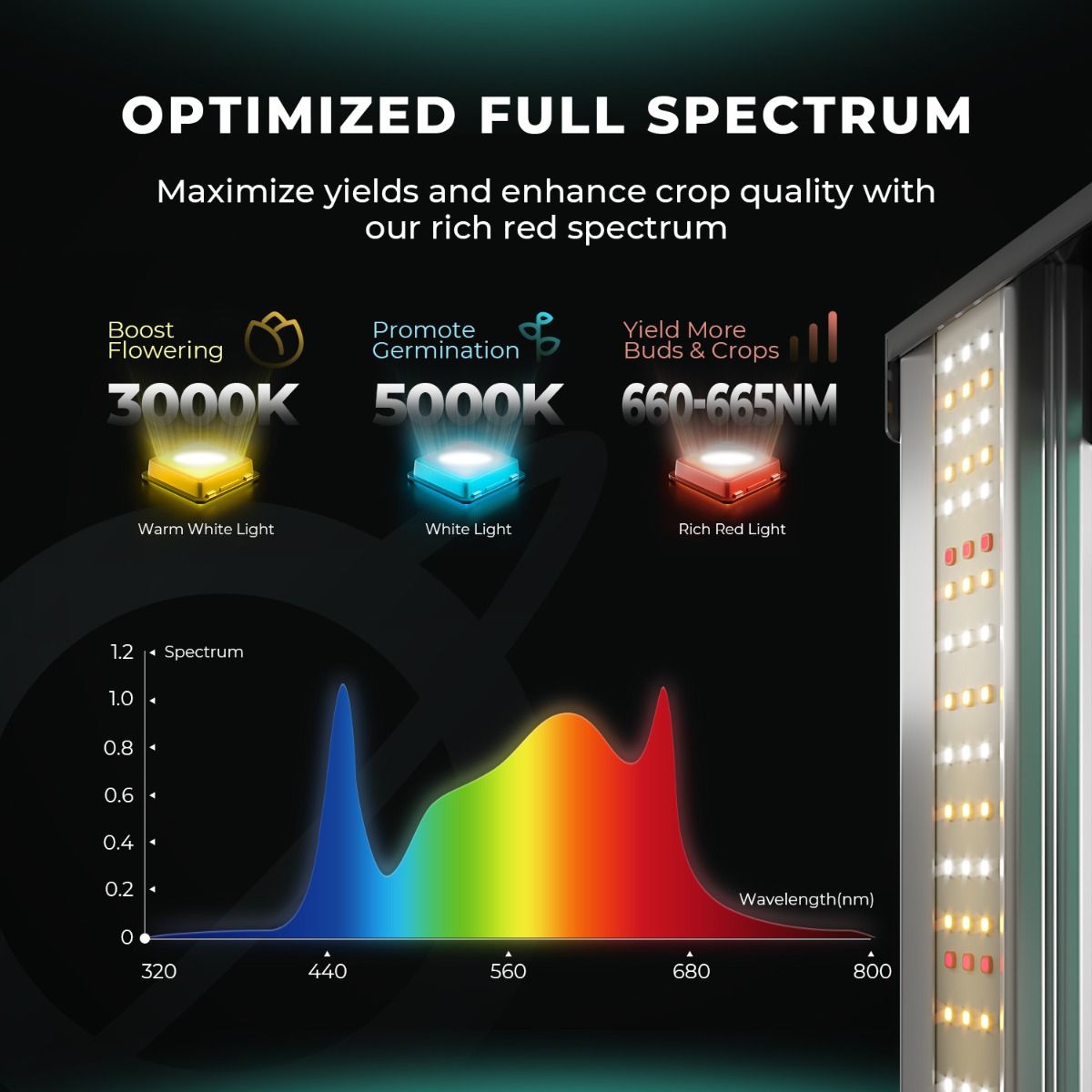 Mars Hydro FC 1500 Evo + 2'x2' Complete Indoor Grow Tent Kit with 4" iFresh Fan Kit