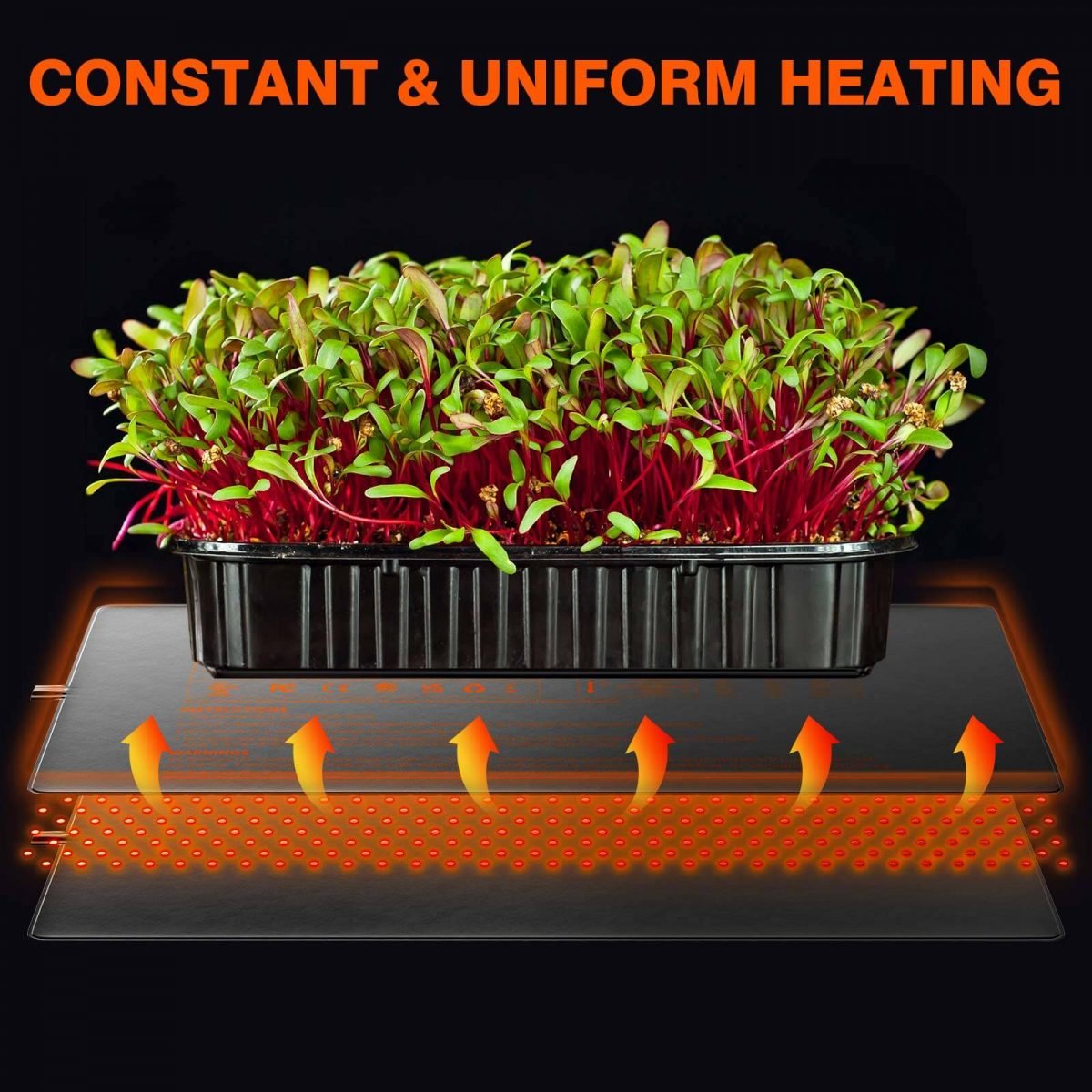 Spider Farmer® 10”X20.75” Seedling Heat Mat & Controller Set